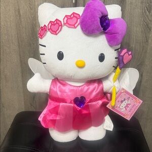 New Hello Kitty Jeweled Fairy Princess Valentine's Day Plush Greeter With Tag